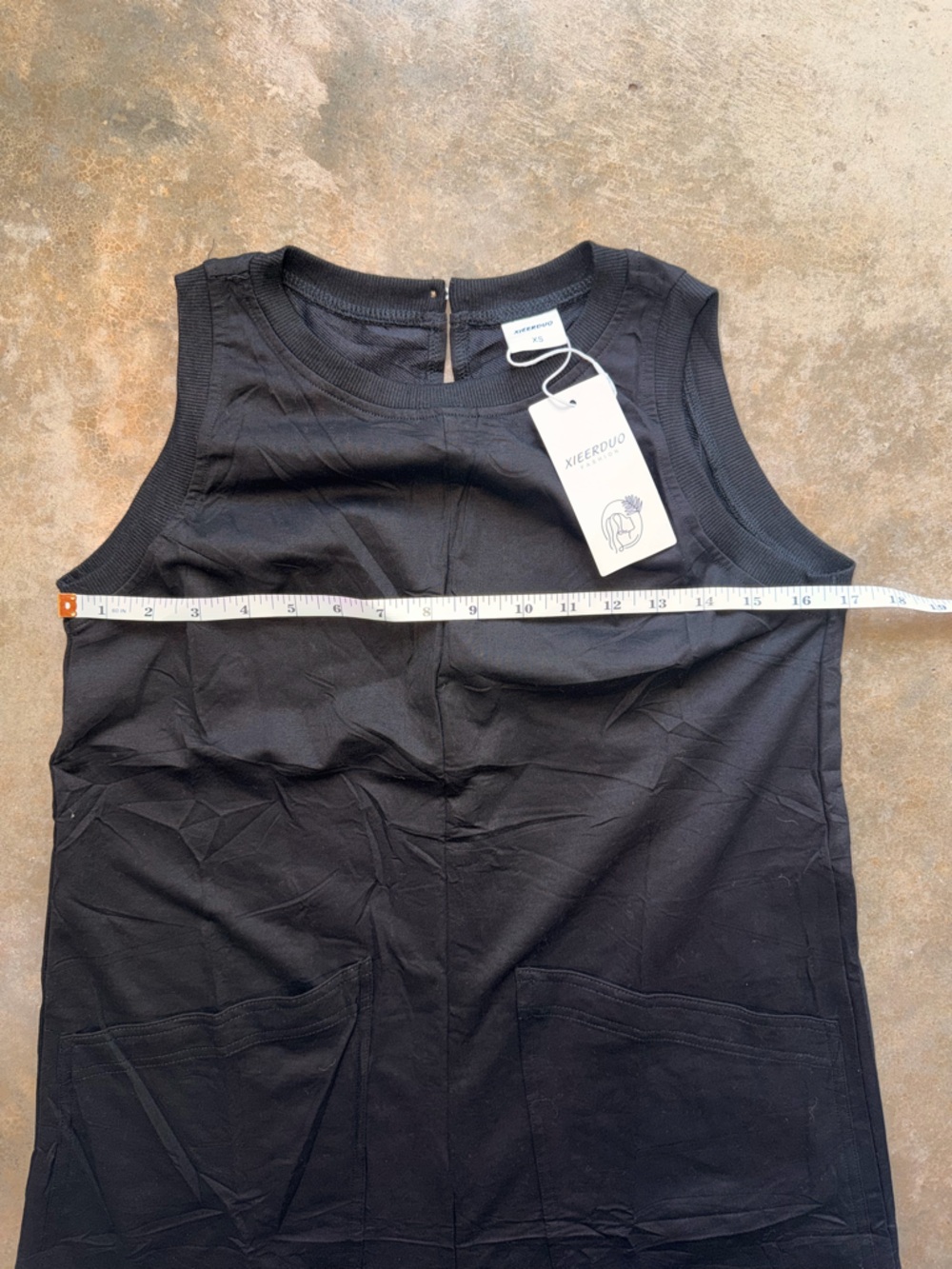 Black Utility Elliot Romper Sleeveless Pockets Casual - Size S NWT - Picture 6 of 9